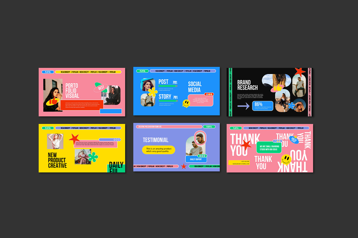 Dailyful Playful Google Slide, a Presentation Template by Spesifikstd (Photo 3 of 12)