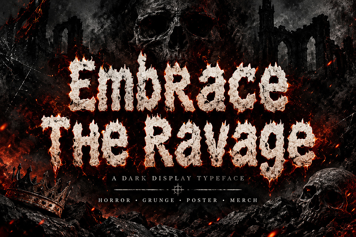 Ember Ravage, a Script Font by Wow Magic (Photo 1 of 4)