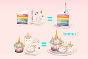 UNICORN DESSERTS, a Graphic by AJDA ART (Thumbnail 5 of 5)