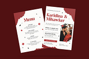 Red Torn Wedding Invitation Template, an Invitation Template by iDoodle Studio (Thumbnail 4 of 4)