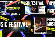 Music Festival After Effect, a Social Media Template by Loin Studio (Thumbnail 1 of 2)