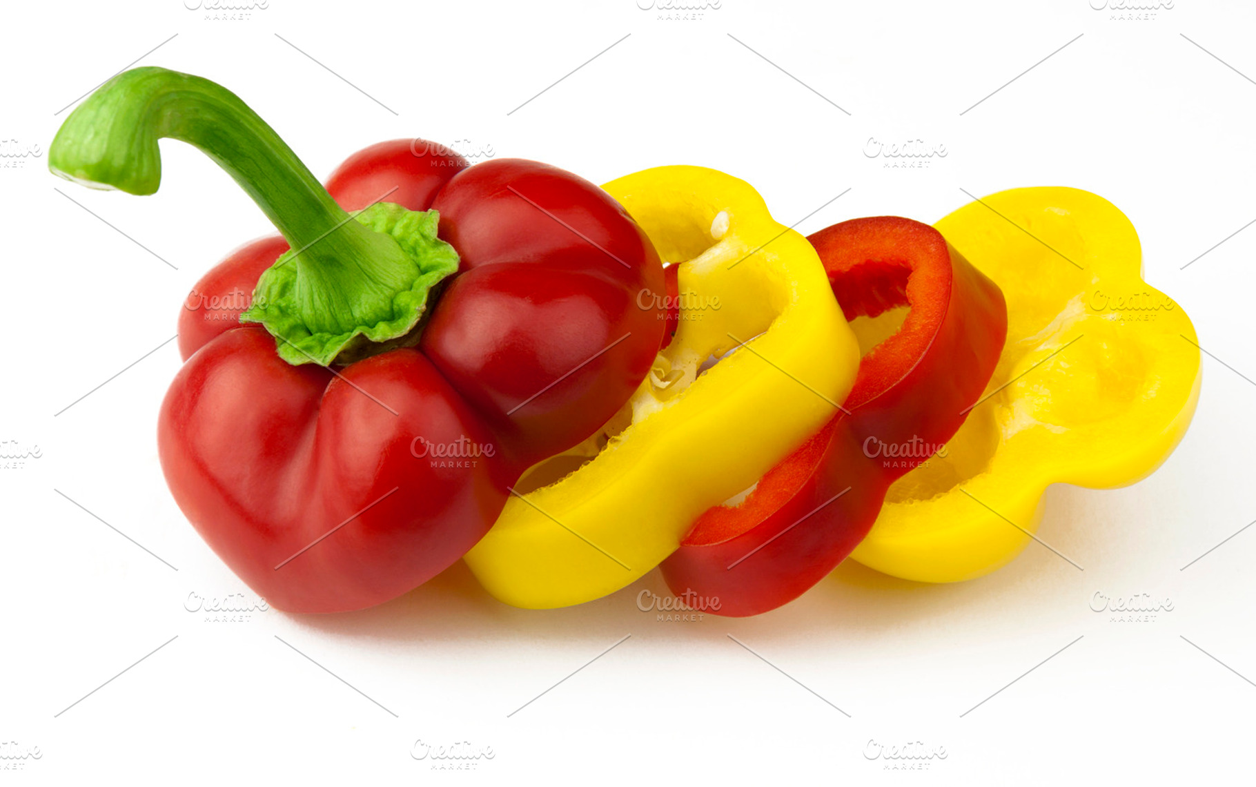 Red and white paprika, a Food & Drink Photo by BOOCYS
