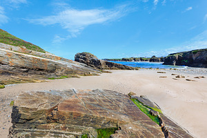 Summer Atlantic coast and beach (Galicia)., a Nature Photo by YuriyB