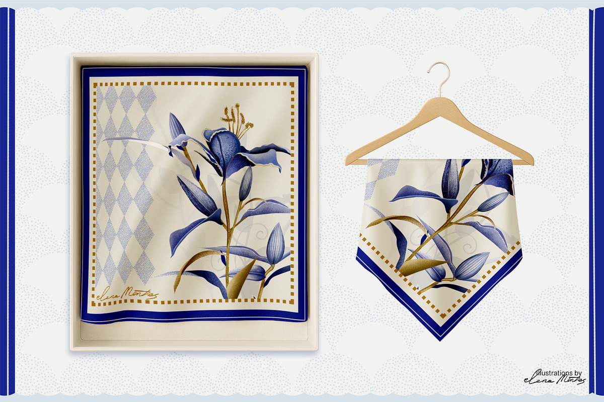 Purple Meadow collection for home, a Seasonal Illustration by Elena Mentes (Photo 2 of 12)