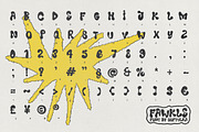 Fawkle – Wiggly, Bubbly Typeface, a Handwritten Font by softulka (Thumbnail 5 of 8)