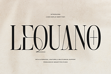 Lequano | New Display Serif