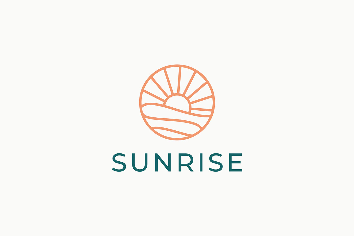Abstract Sunrise Wave Ocean Logo, a Branding & Logo Template by Signatoro (Photo 2 of 2)