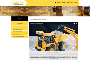 Aeron Multipurpose Business Template