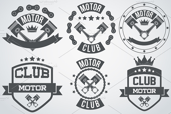 Set of Motor Labels preview 2