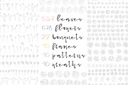 Floral bundle: 1267 elements, an Illustration by Favete Art (Thumbnail 3 of 14)