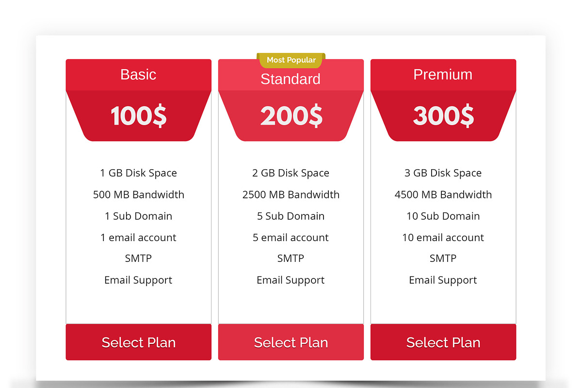 Pricing Table, a Templates & Theme by ARP Creation (Photo 2 of 3)
