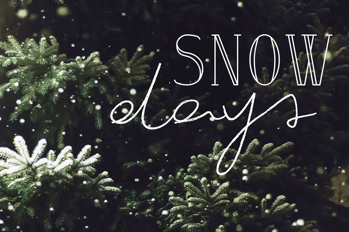 Wintery | Font Family preview 6