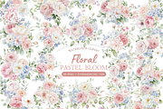 Pastel Wildflower Clipart Bundle, an Illustration by MockupWizard (Thumbnail 1 of 5)