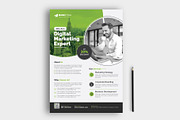 Corporate Business Flyer Template, a Flyer Template by GraphicsBurg (Thumbnail 3 of 3)