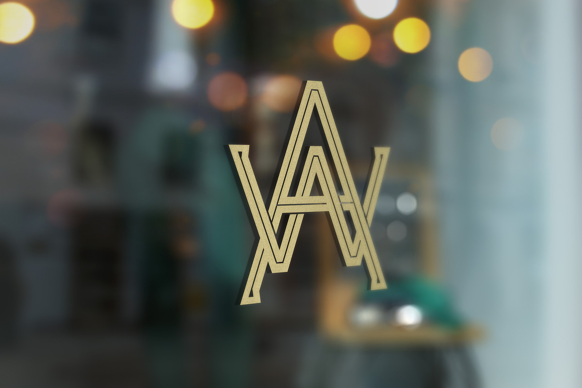 AW WA Monogram Logo, a Branding & Logo Template by Alphabet Agency (Photo 4 of 4)