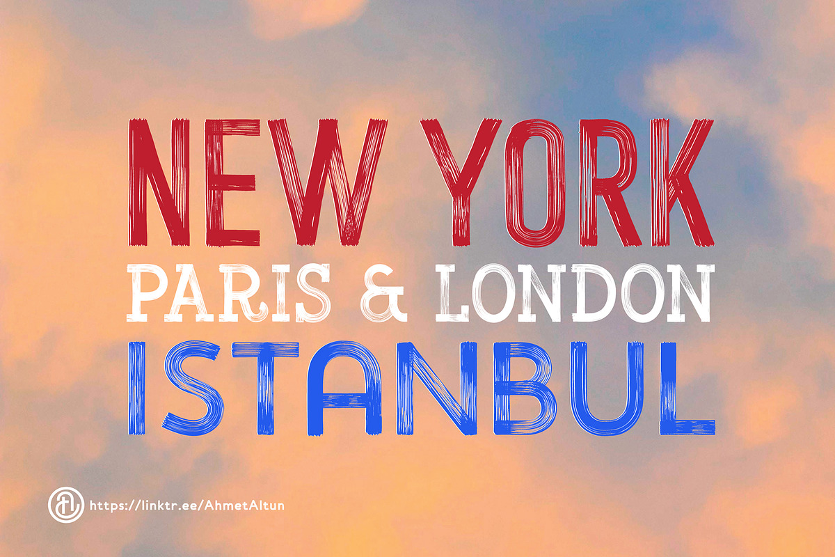 Kermes Brush Font Set, a Font by Ahmet Altun (Photo 6 of 6)