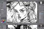 INK. 41+ Clip Studio inking brushes, a Brush Add-On by Eldar Zakirov's (Thumbnail 10 of 17)