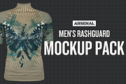 Men’s Rashguard Mockup Template Pack, a Product Mockup by Go Media's Arsenal (Thumbnail 3 of 7)