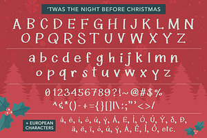 Twas The Night Before Christmas Font