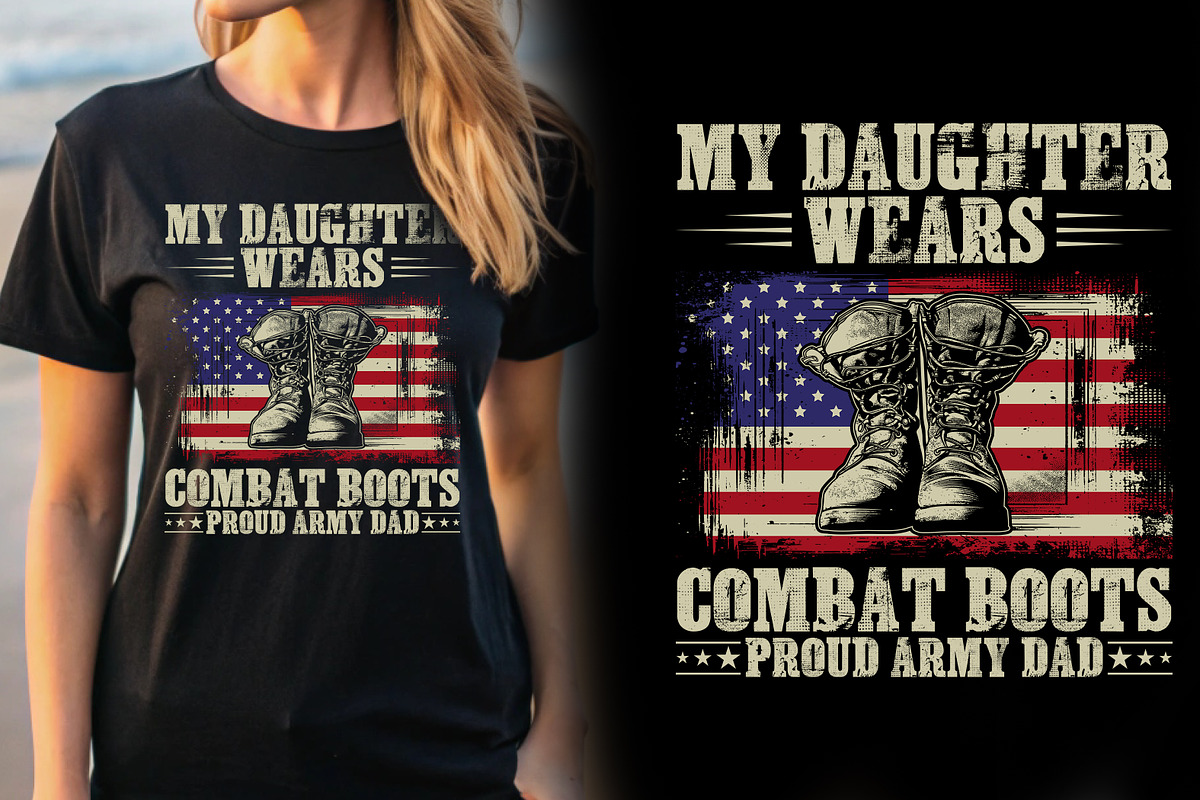 Veteran T-shirt Design, a Graphic by Crafts Bundle (Photo 1 of 2)