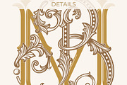 MB BM Wedding Monogram Logo, a Branding & Logo Template by LogoAV (Thumbnail 6 of 6)