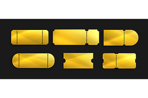 Golden luxury coupon templates, an Object Illustration by art PVP - market