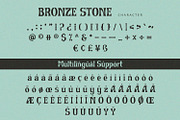 Bronze Stone - Serif Font, a Serif Font by Alpaprana (Thumbnail 9 of 10)