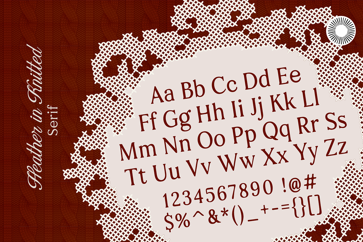 Heather knit - Stitch Font Bundle, a Script Font by Setara Langit CreativeStd (Photo 12 of 14)