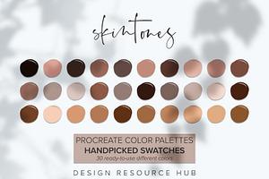 Skintones 2 Procreate Palette