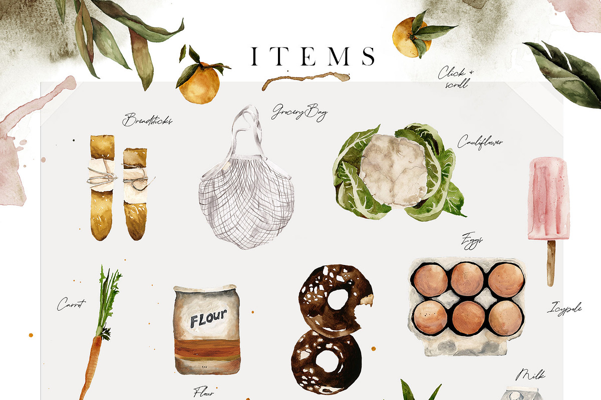 The Amazing Watercolor Bundle, an Object Illustration by Creativeqube Design (Photo 49 of 75)