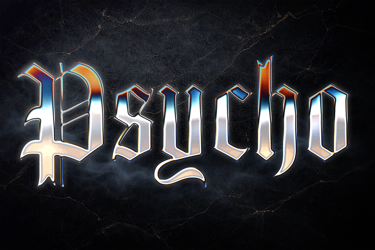 Chrome Silver Metallic Text Effects, a Layer Style Add-On by Sixtysix Labs (Photo 8 of 9)