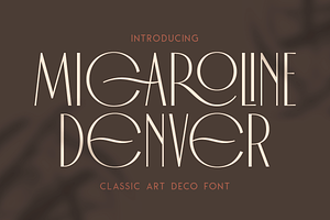 Micaroline Classic Typeface