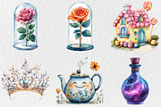 Watercolor Fairytale Wonderland Clip, an Illustration by Rose Art (Thumbnail 3 of 5)