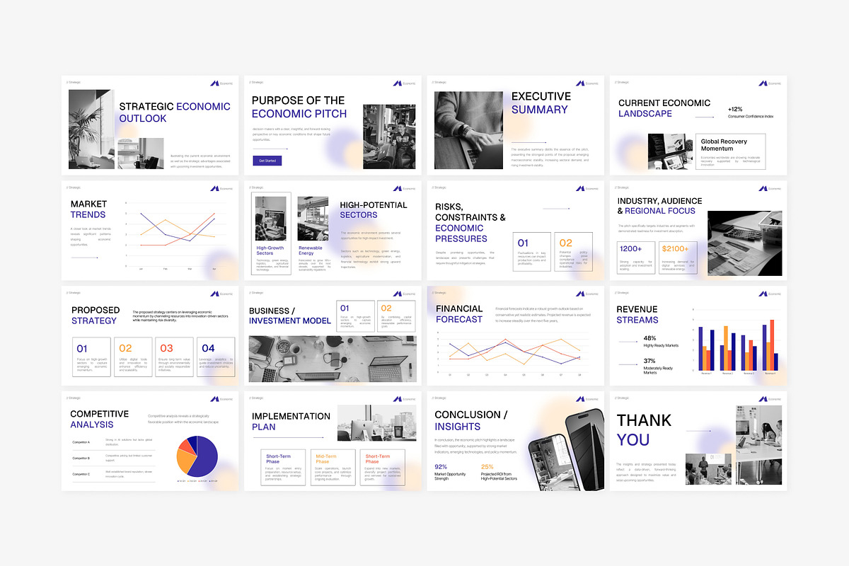 Economy Pitch Powerpoint Template, a Presentation Template by Eklip Studio (Photo 6 of 6)