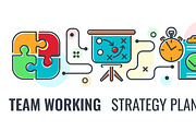 Partnership and Business Teamwork, a Person Illustration by TAlex (Thumbnail 5 of 6)