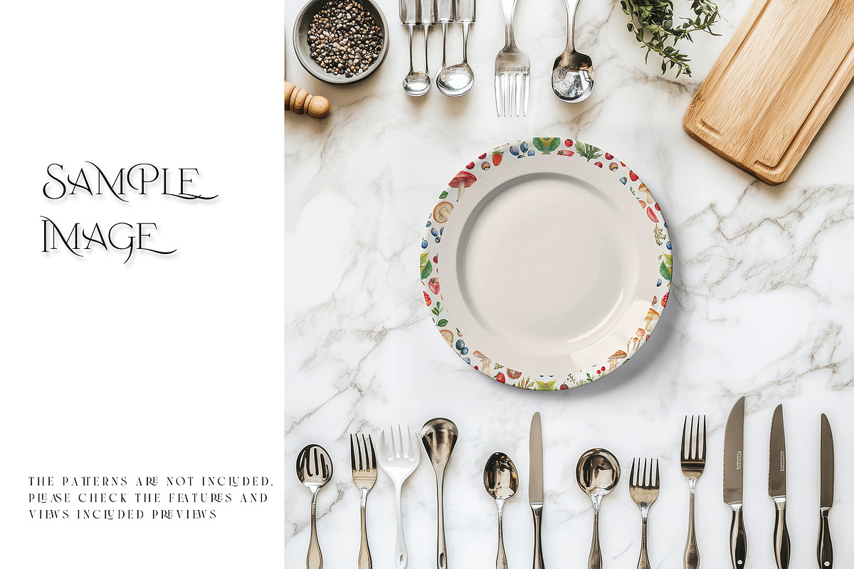 Plate Mockups PNG & PSD, a Product Mockup by mock-ups (Photo 6 of 16)
