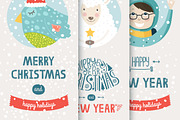 10 Christmas greeting cards, an Animal Illustration by tatiletters (Thumbnail 5 of 5)