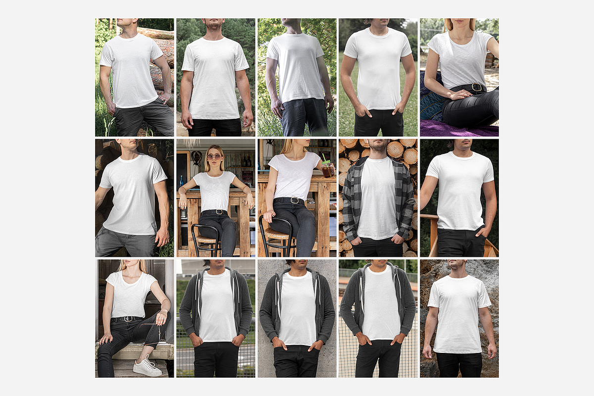 Outdoor T-shirt Mockup Kit, a Shirt Mockup by Mint Mockups (Photo 2 of 5)