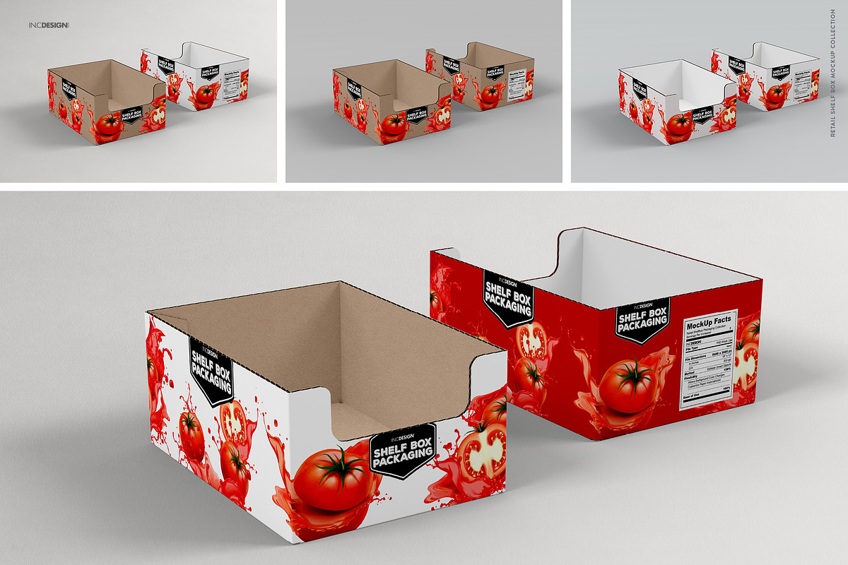 Retail Shelf Box 17 Packaging Mockup, a Packaging Mockup by INCDesign (Photo 5 of 7)