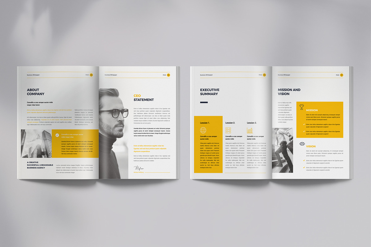 White Paper, a Brochure Template by Orcshape Studio (Photo 5 of 14)