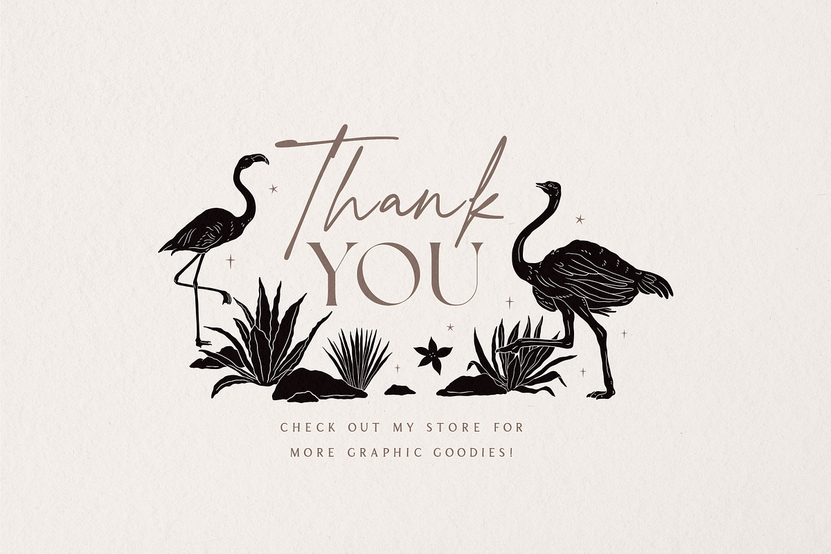 Starlit Safari Graphic Collection, an Animal Illustration by rouxsupplyco (Photo 16 of 16)