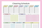 Editable Cleaning  Planner, a Print Template by Graphicsnext (Thumbnail 1 of 3)