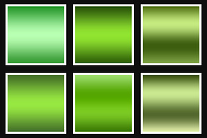 Green Metallic Gradients