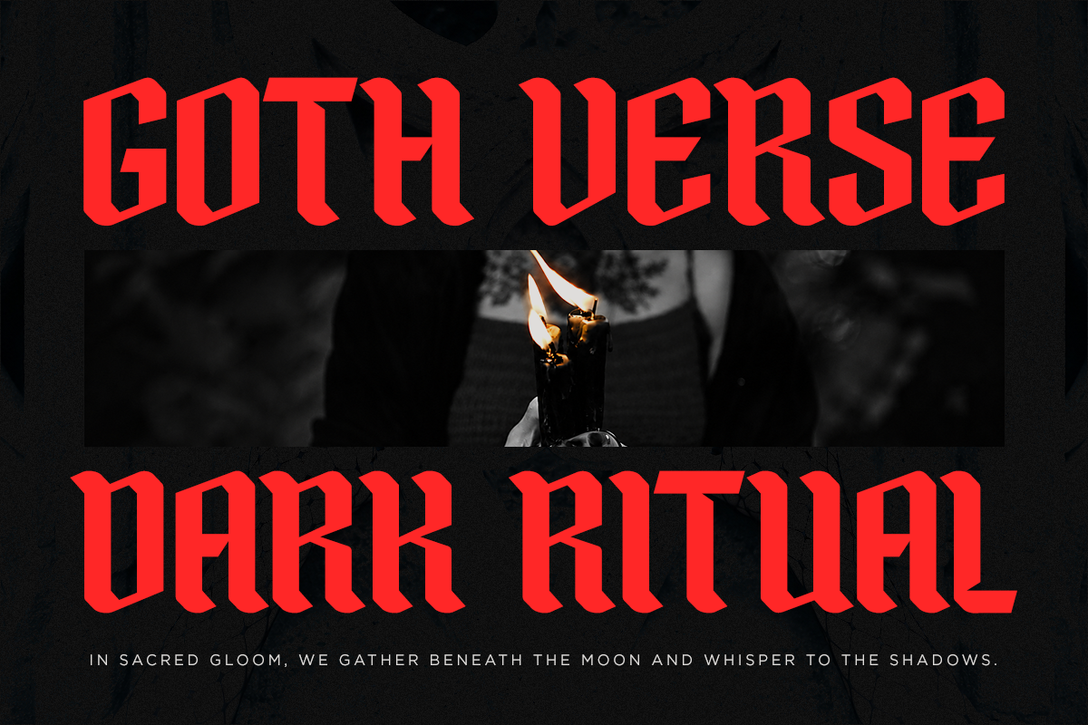Night Sacred – Gothic Blackletter, a Blackletter Font by Say Studio (Photo 6 of 10)