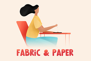 Fabric & Paper Procreate Brushes