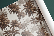 BROWN RETRO PALMS Seamless Pattern, a Pattern Graphic by AYAKA Studio Co. (Thumbnail 2 of 11)