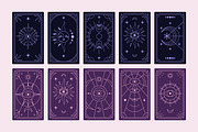 Magic tarot card back designs set, a Decorative Illustration by Good Studio (Thumbnail 3 of 8)