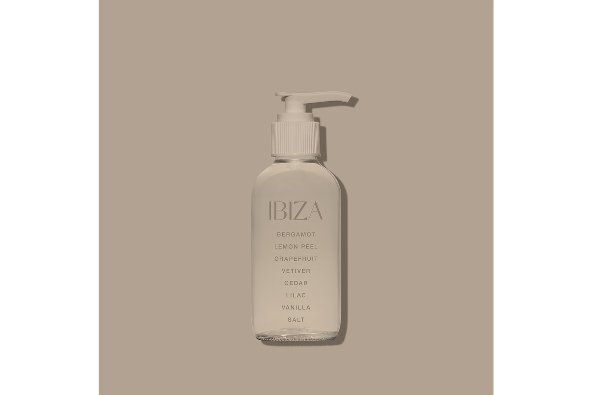 Glass Cosmetic Pump Bottle Mockup, a Pens & Pencil Mockup by Copal (Photo 15 of 17)