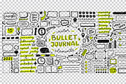 Bullet Journal vector + png, a Decorative Illustration by redcollegiya design (Thumbnail 3 of 3)