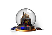 Islamic 3D Mosque Mockup, an Object Graphic by Modaldesain (Thumbnail 3 of 3)